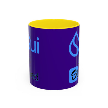 Sui: Get Slushed Purple Accent Mug by cypherpunkgear.com