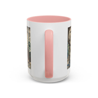 Yōkai Happy Halloween White Accent Mug by CreepyCrafts.boo