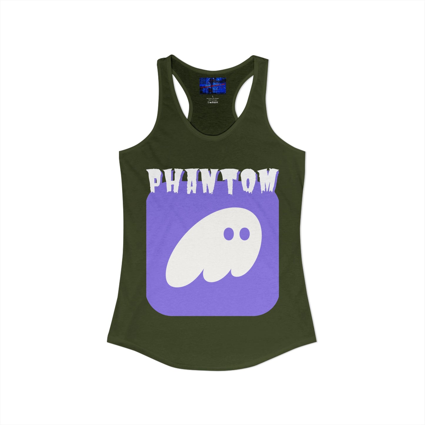 Phantom Hot Wallet Women's Racerback Tank Top by cypherpunkgear.com