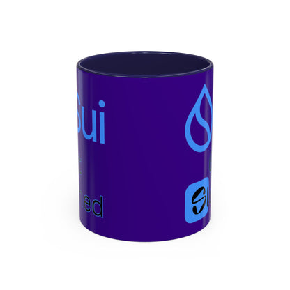 Sui: Get Slushed Purple Accent Mug by cypherpunkgear.com
