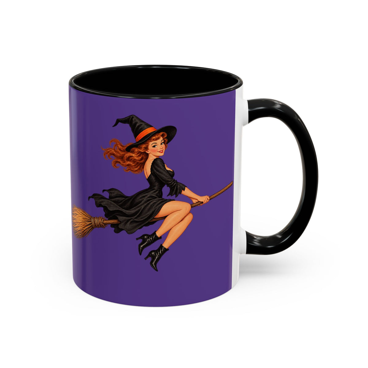 Hazel Hex Purple Accent Mug by CreepyCrafts.boo