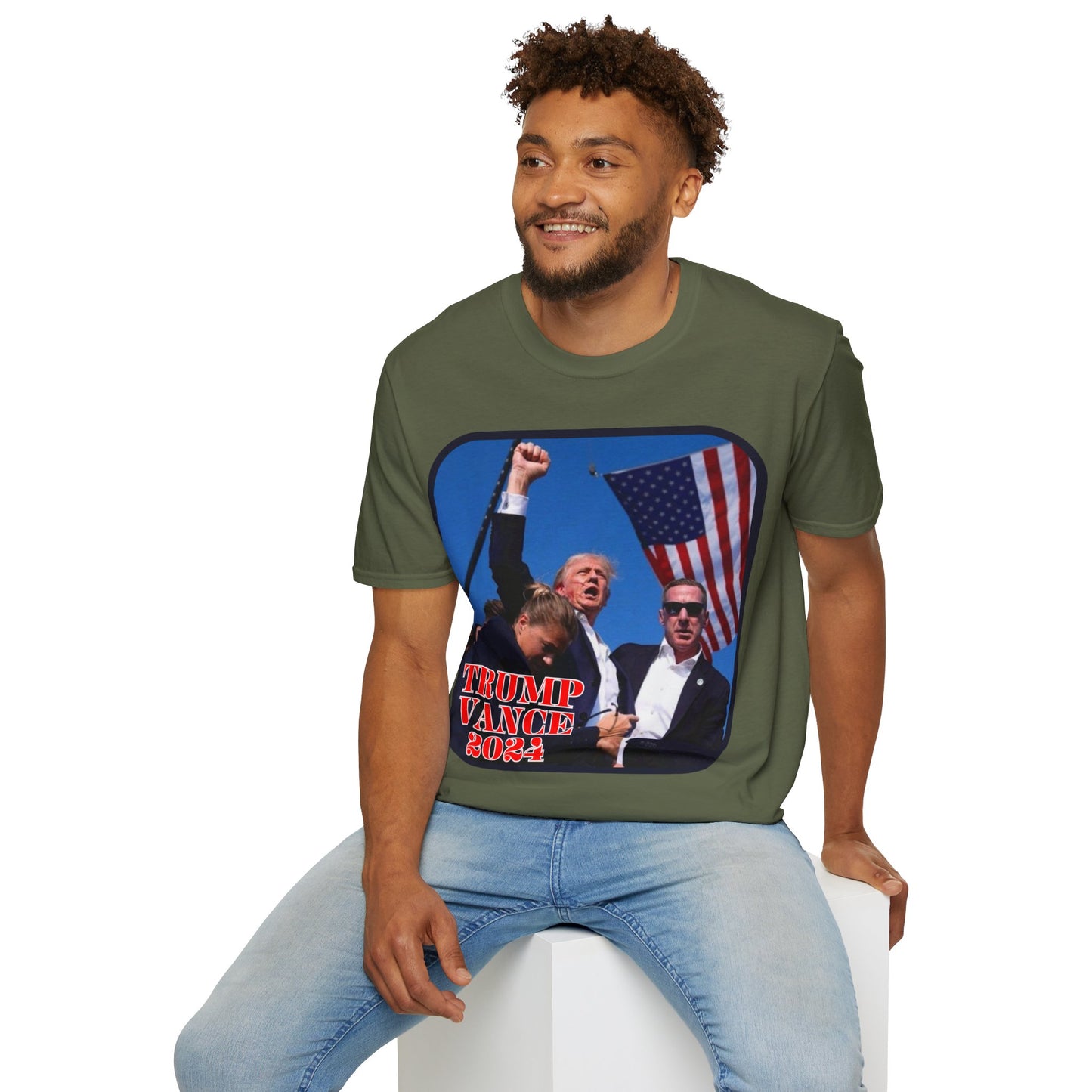 Trump and Vance 2024 DKcolors Unisex T-Shirt by cypherpunkgear