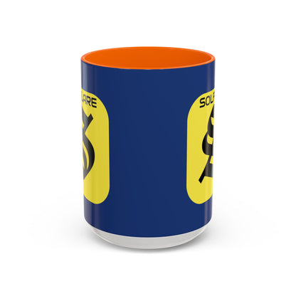 SolflareLogo Blue Accent Mug by cypherpunkgear.com
