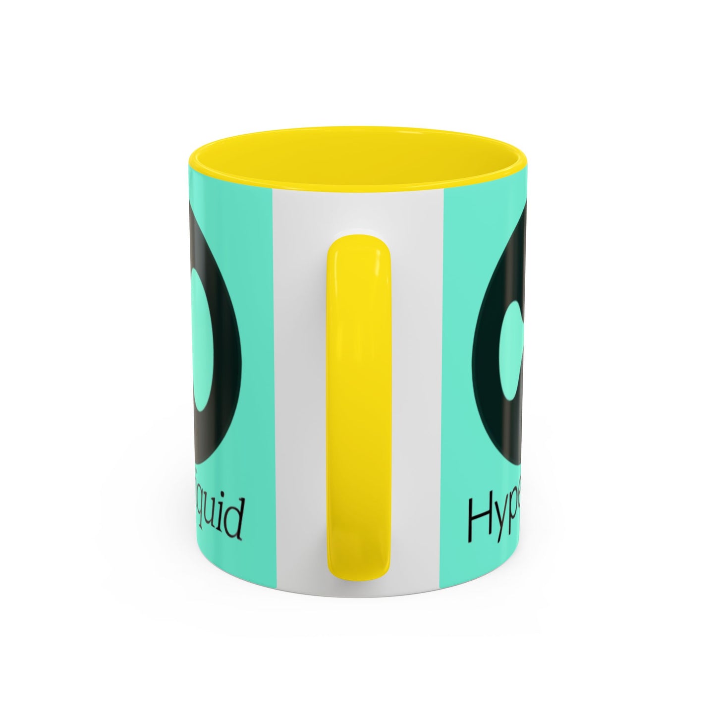 Hyperliquid Black font Light Hyperliquid Accent Mug by cypherpunkgear.com