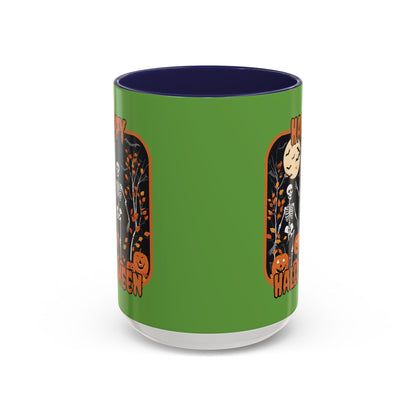 Spooktacular Skeletons of Halloween Accent Mug by CreepyCrafts.boo