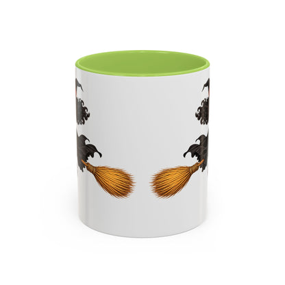 Velvet Vex White Accent Mug by CreepyCrafts.boo