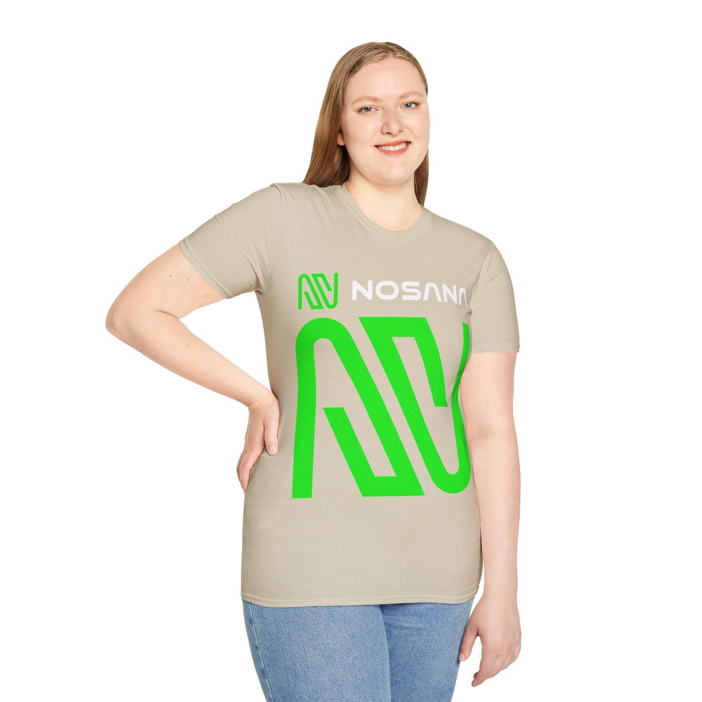 Nosana (NOS) Light colors Unisex T-Shirt by cypherpunkgear.com