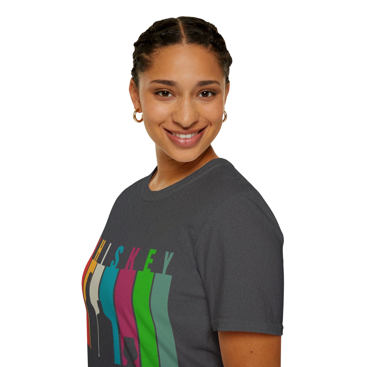 Whiskey spelled with an 'e' DKcolors Unisex T-Shirt by cypherpunkgear.com