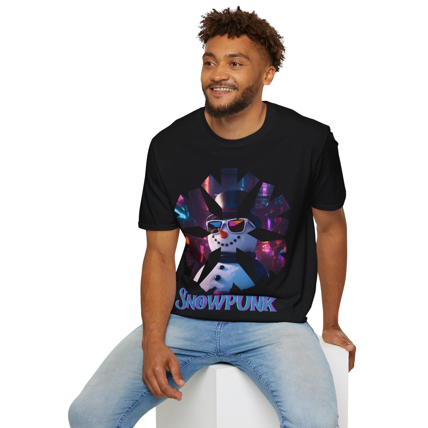 Snowpunk Dark colors Unisex T-Shirt by cypherpunkgear.com