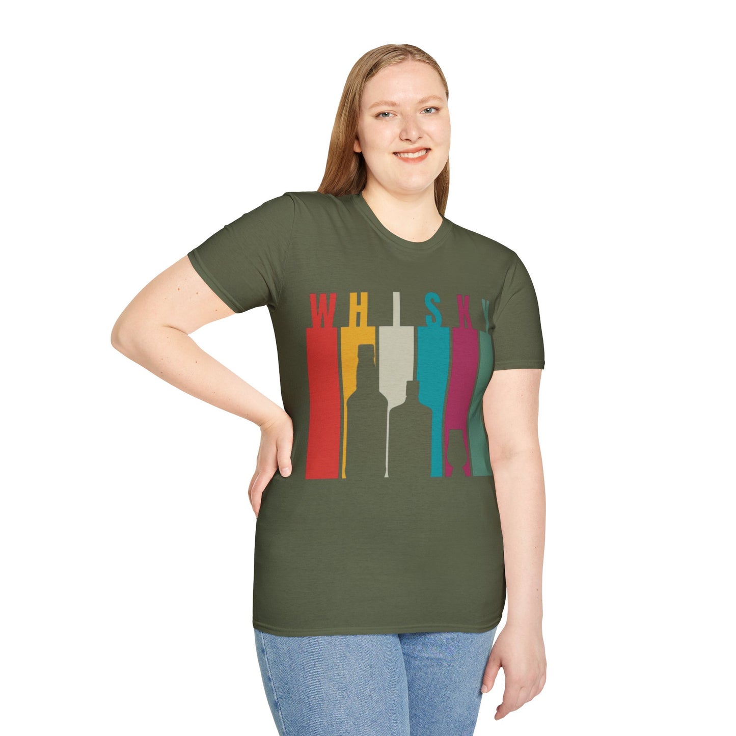 Whisky spelled without an 'e' DKcolors Unisex T-Shirt by cypherpunkgear.com