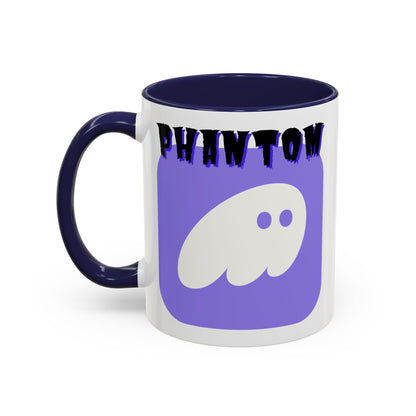 Phantom Hot Wallet Accent Mug by cypherpunkgear