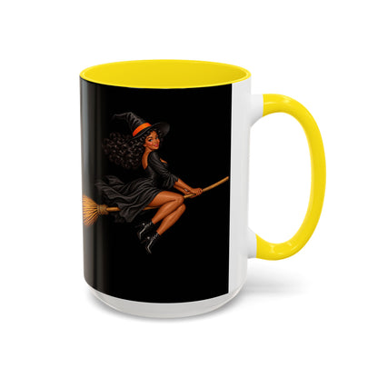 Velvet Vex Black Accent Mug by CreepyCrafts.boo