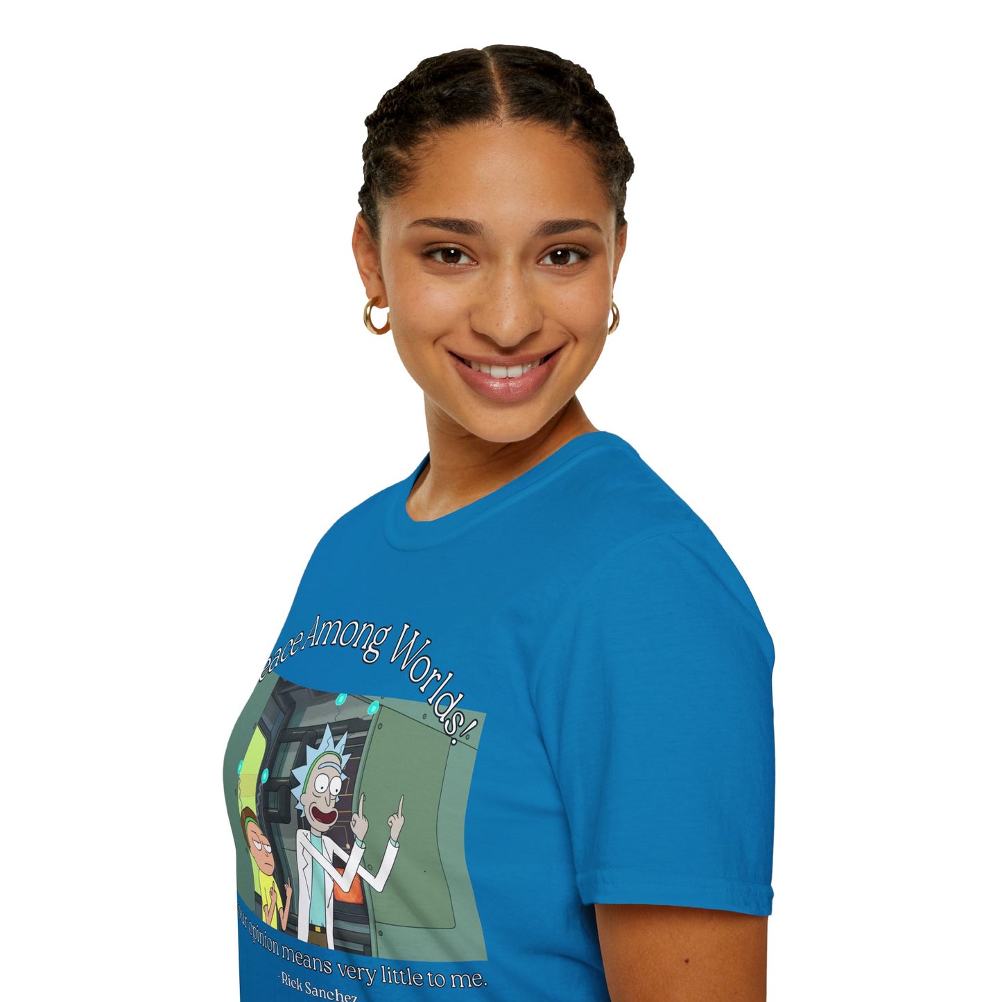 Peace Among Worlds! Dark colors Unisex T-Shirt by cypherpunkgear.com