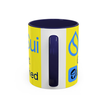 Sui: Get Slushed Yellow Accent Mug by cypherpunkgear.com
