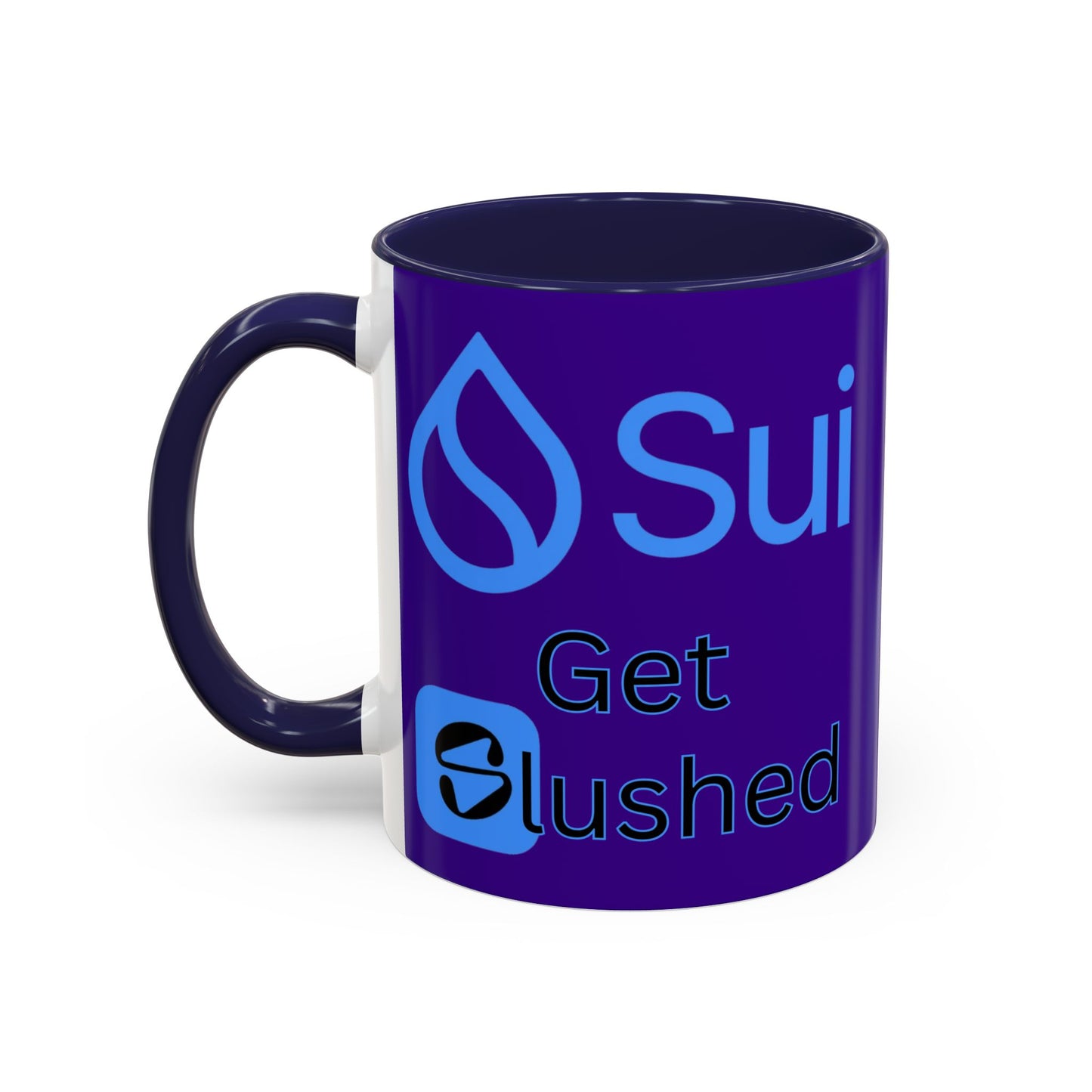 Sui: Get Slushed Purple Accent Mug by cypherpunkgear.com