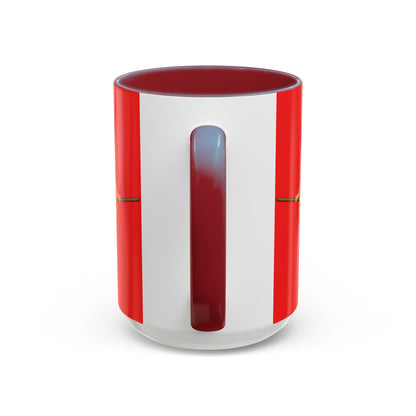 Hazel Hex Red Accent Mug by CreepyCrafts.boo