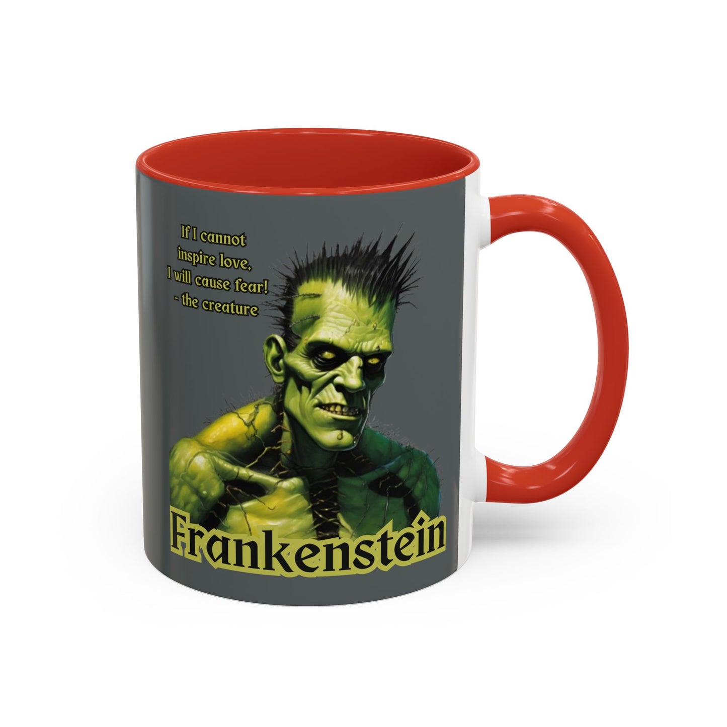 Frankenstein's Creature Accent Mug by cypherpunkgear