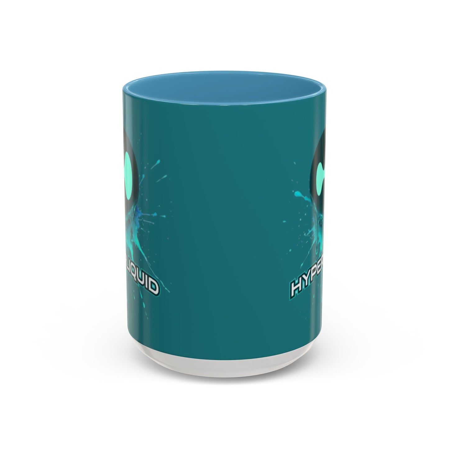 HYPE Drip Hyperliquid Accent Mug by cypherpunkgear.com