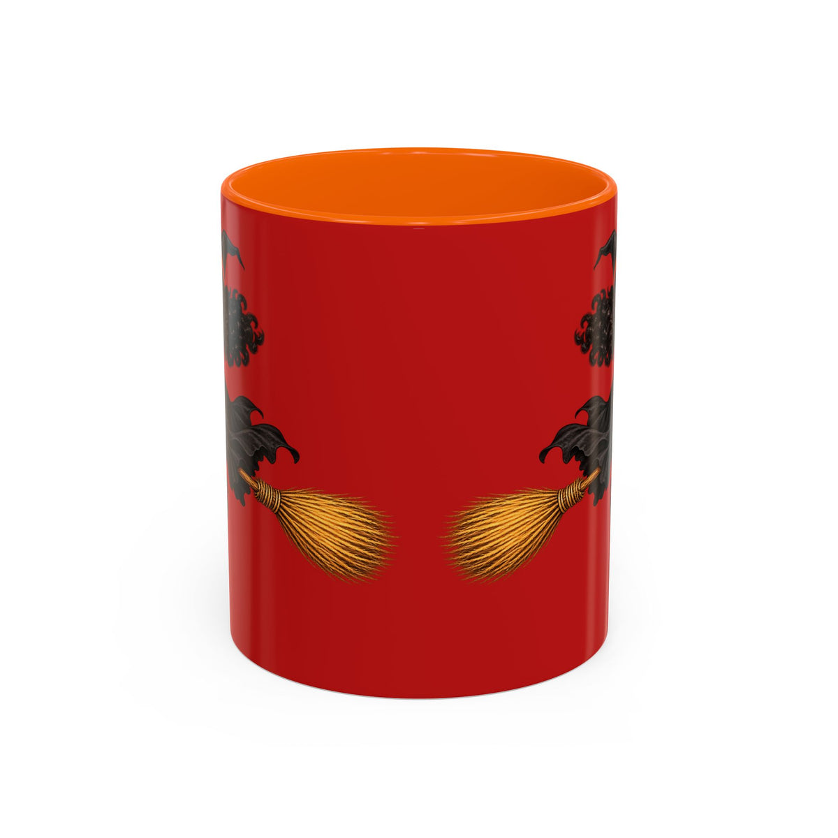 Velvet Vex Red Accent Mug by CreepyCrafts.boo