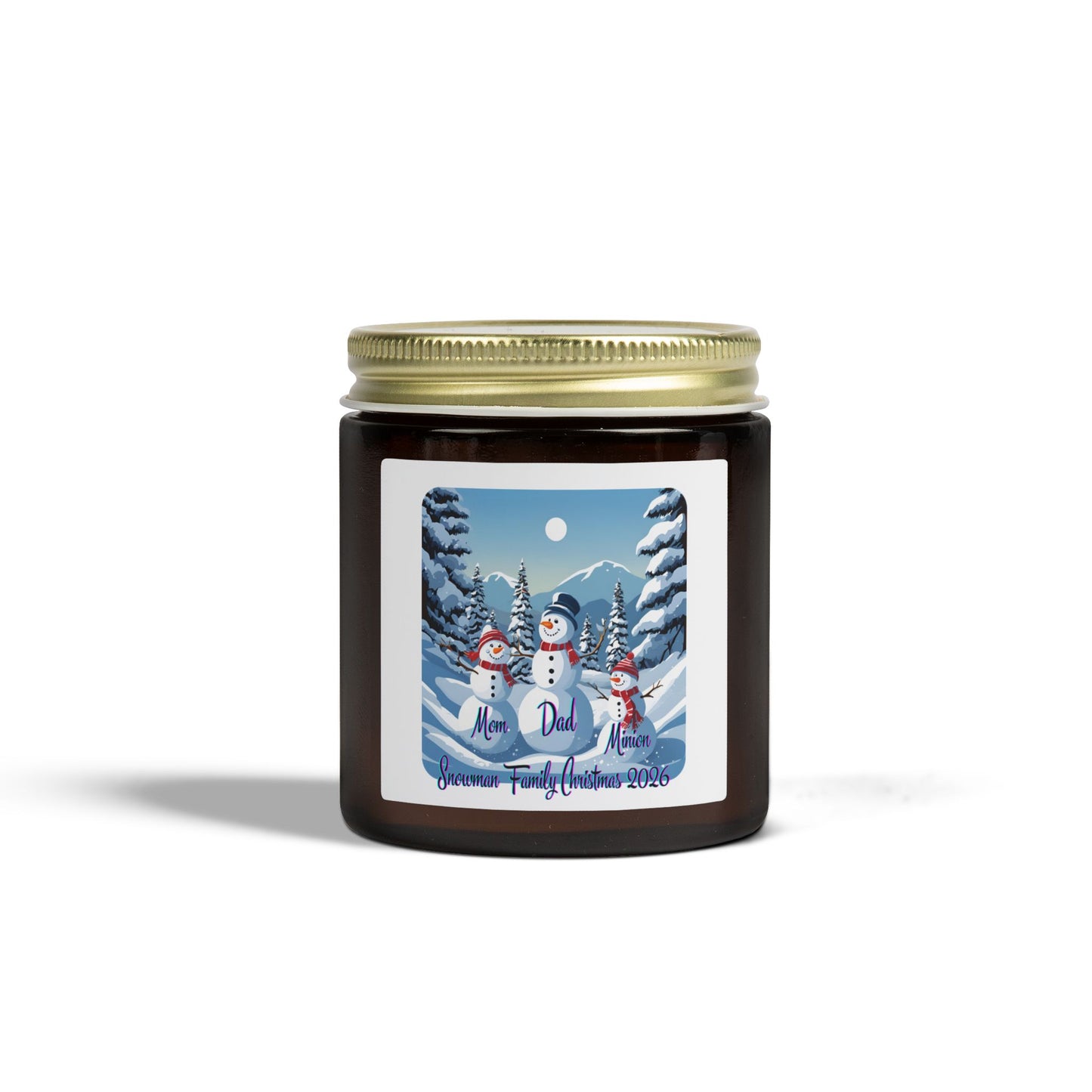Snowman Family of 3 Scented Candle by cypherpunkgear.com