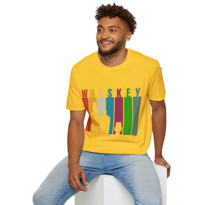 Whiskey spelled with an 'e' LTcolors Unisex T-Shirt by cypherpunkgear.com