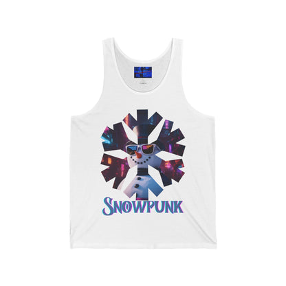 Snowpunk Unisex Jersey Tank Top by cypherpunkgear