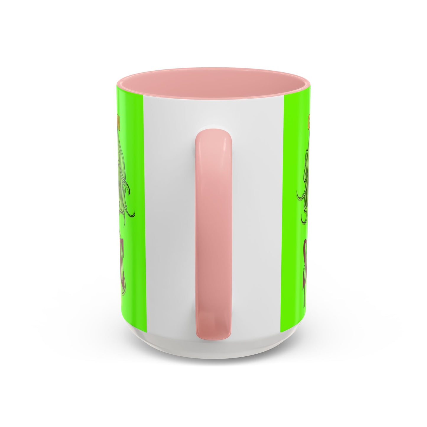 Caution, Savage Light Green Accent Mug by cypherpunkgear.com
