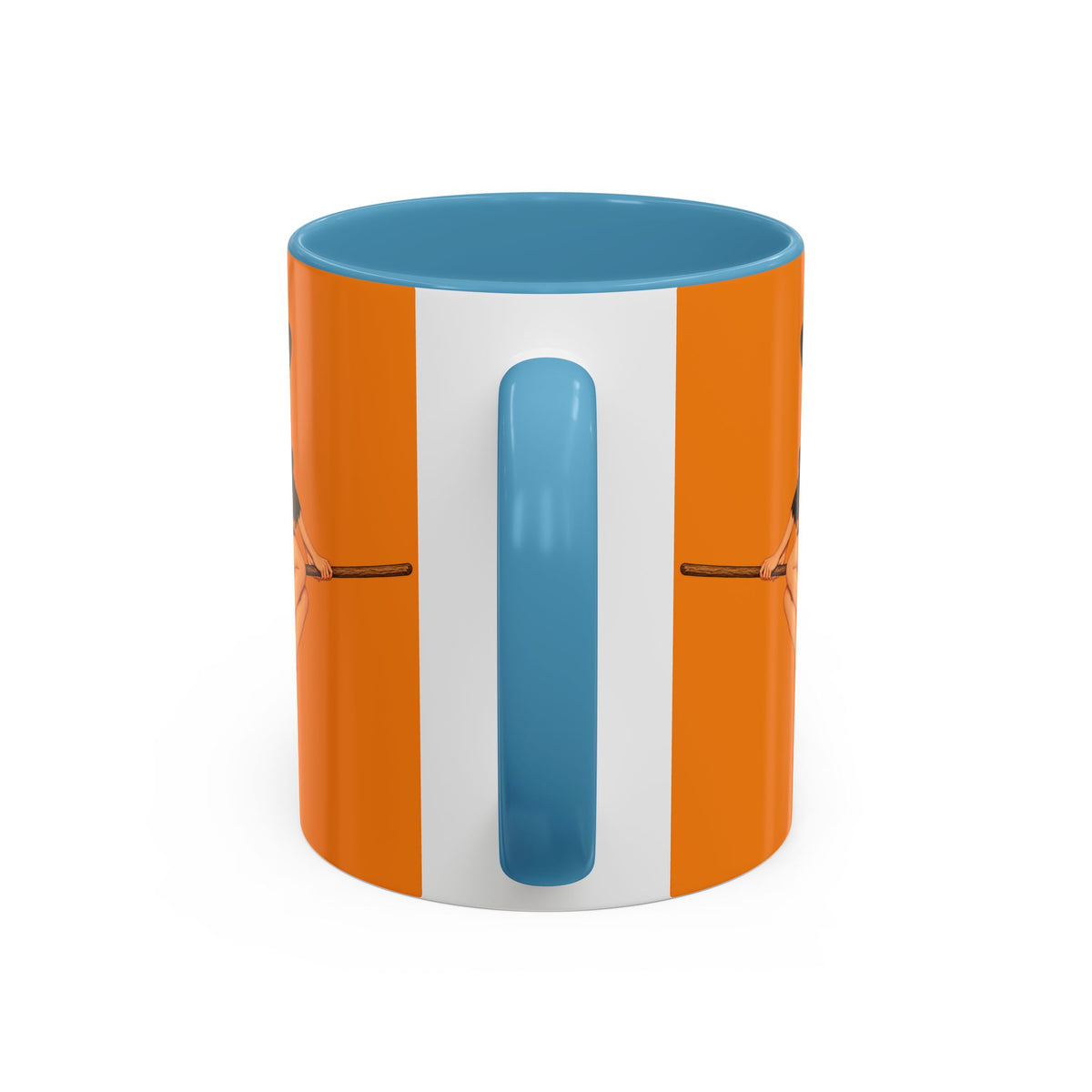 Hazel Hex Orange Accent Mug by CreepyCrafts.boo
