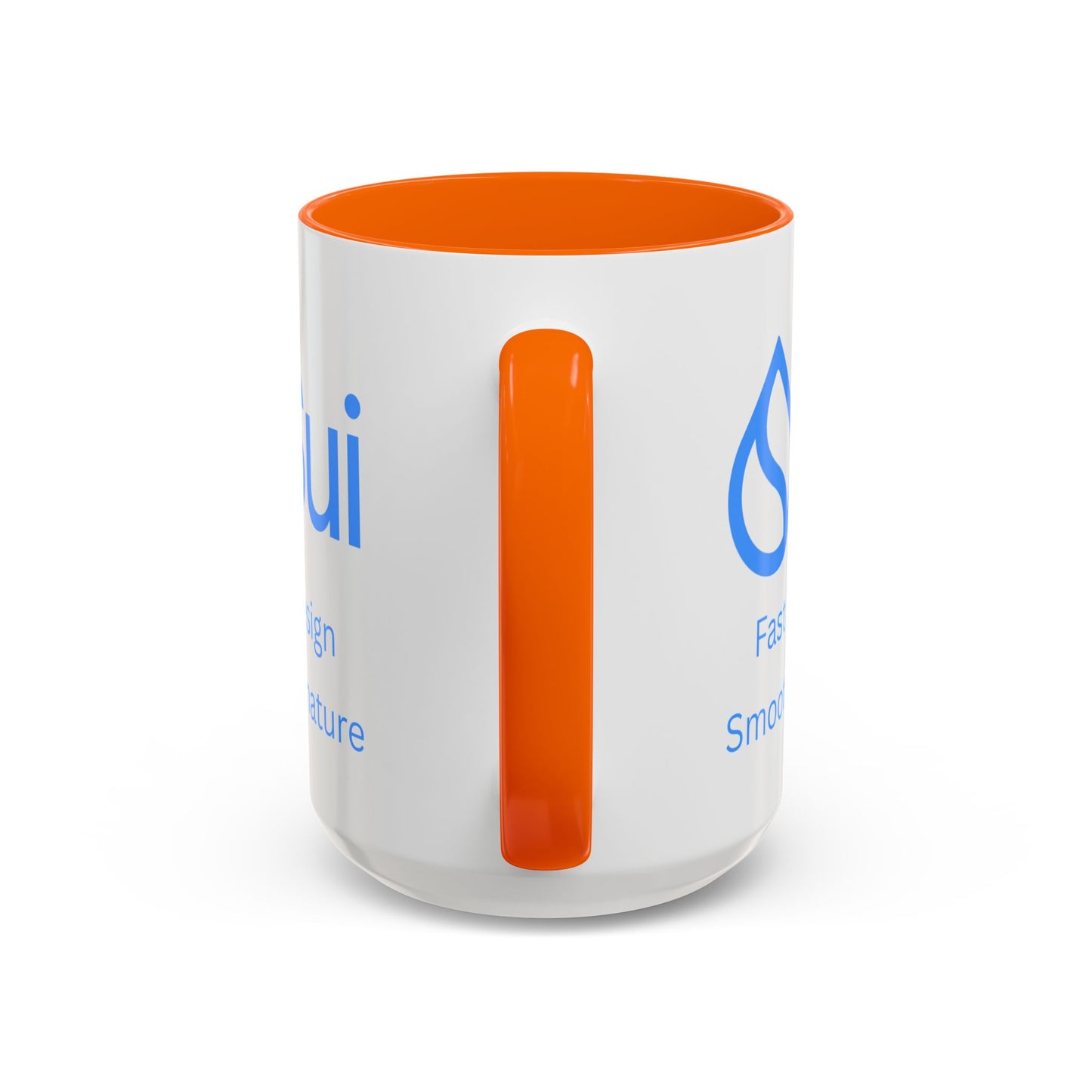 SUI White Accent Mug by cypherpunkgear.com