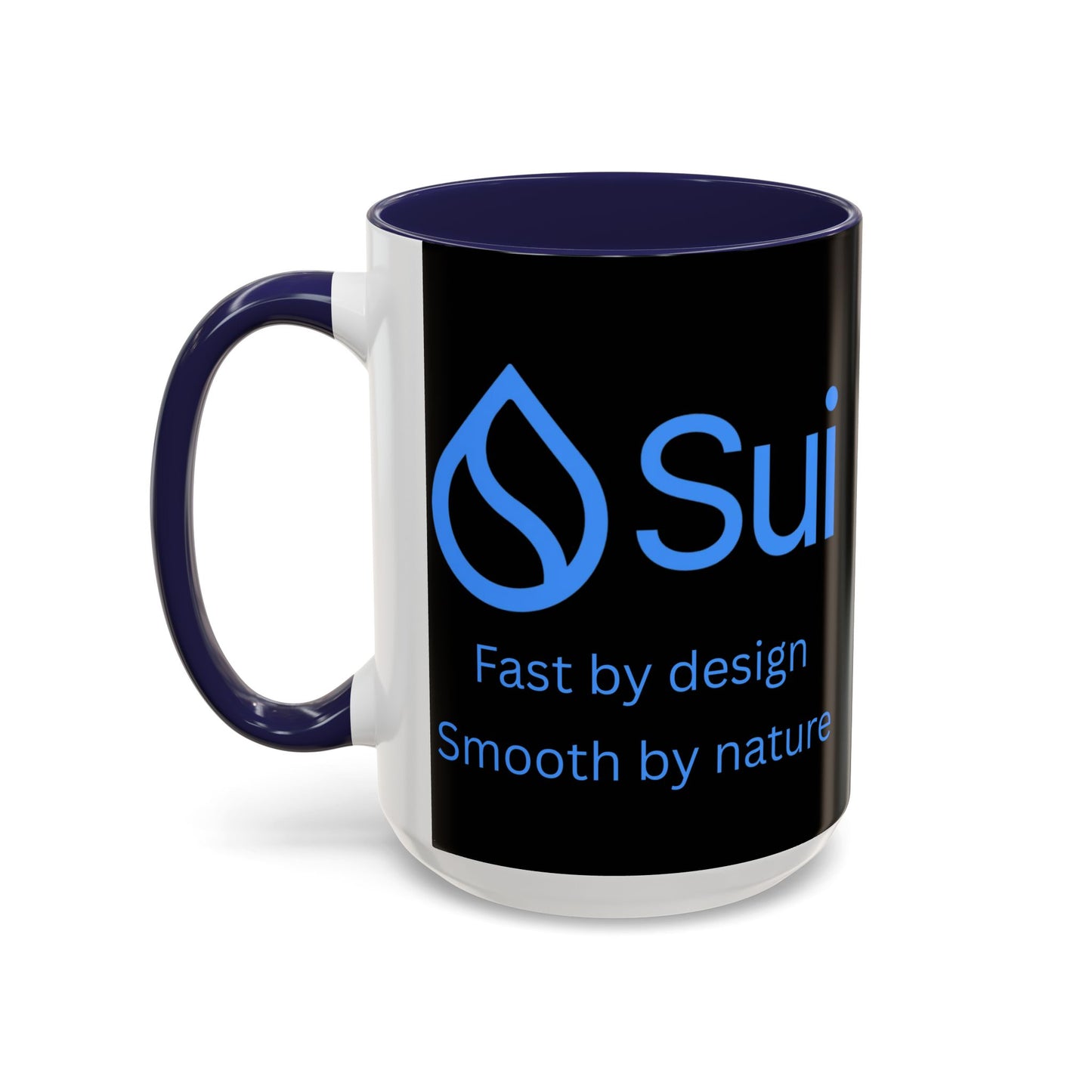 SUI Black Accent Mug by cypherpunkgear.com