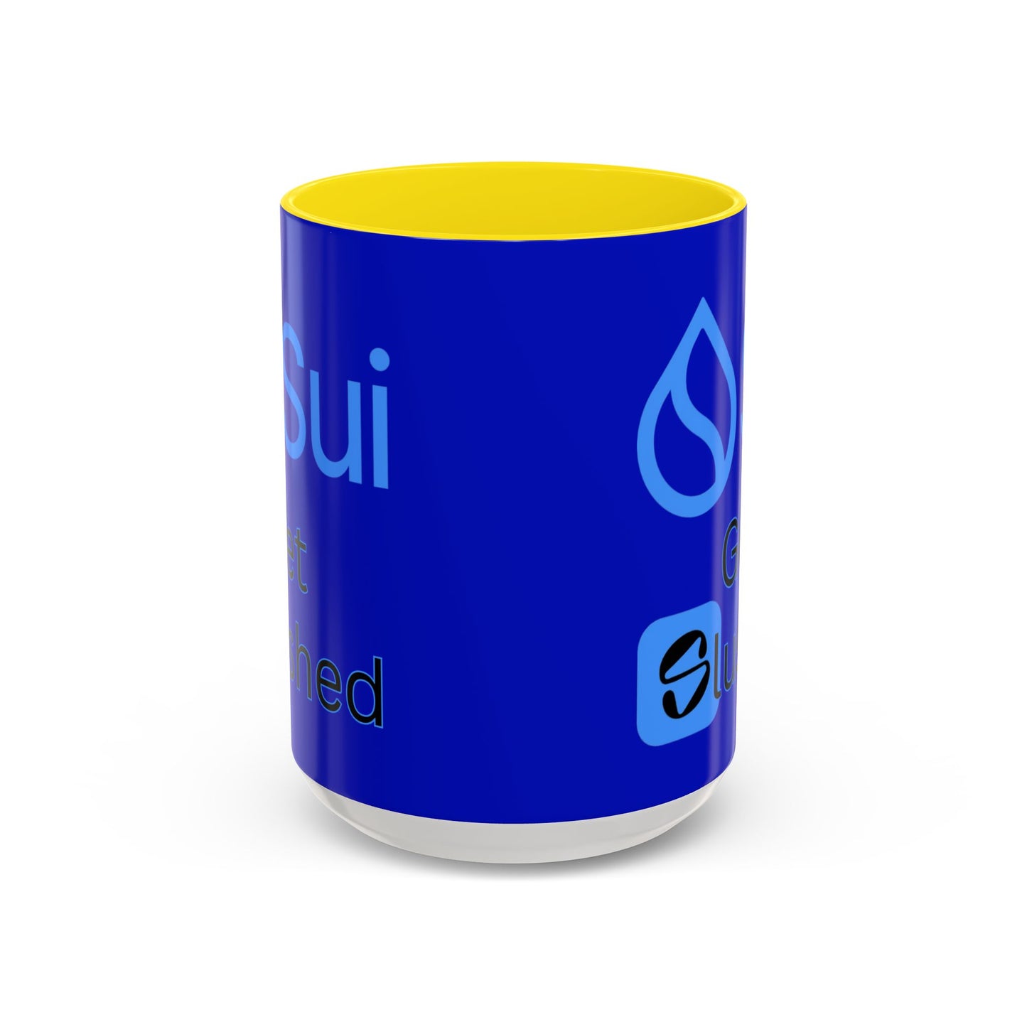 Sui: Get Slushed Dark Blue Accent Mug by cypherpunkgear.com