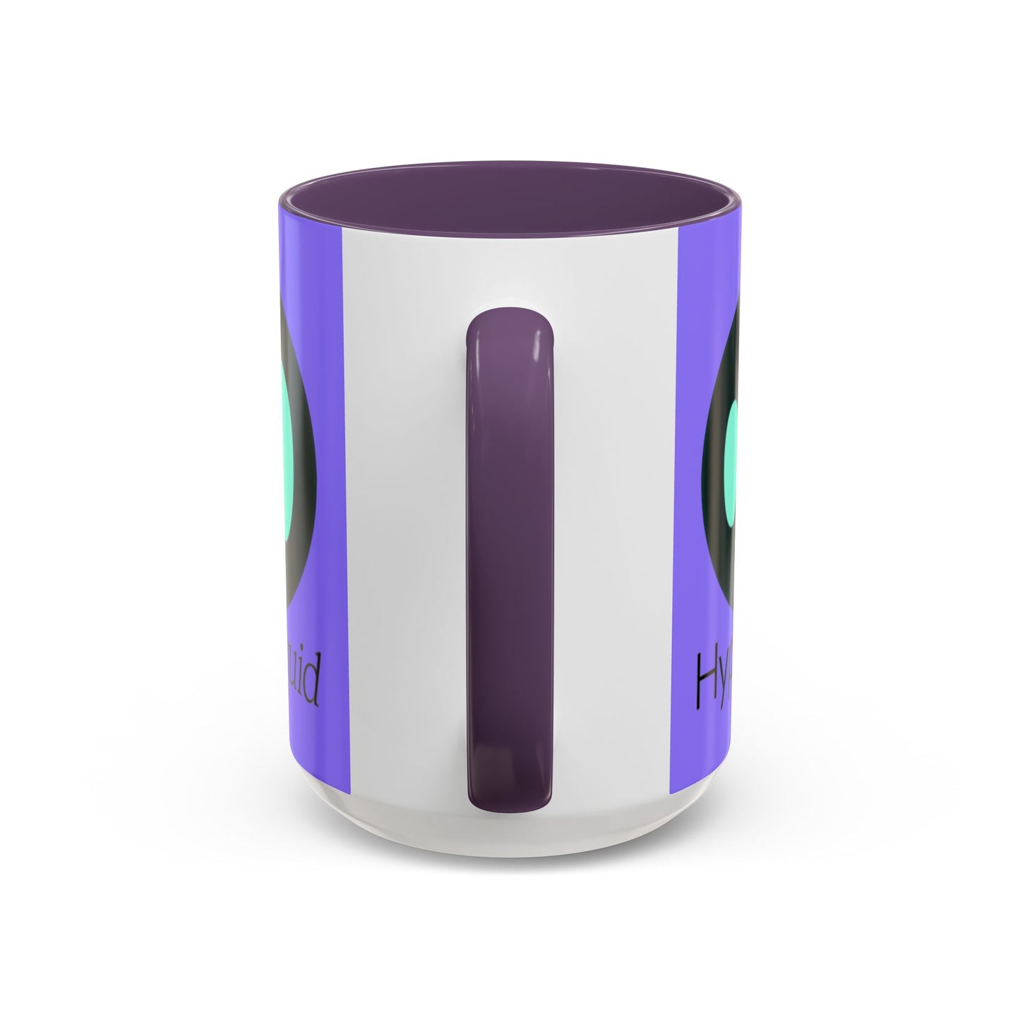 Hyperliquid Black font Light Purple Accent Mug by cypherpunkgear.com
