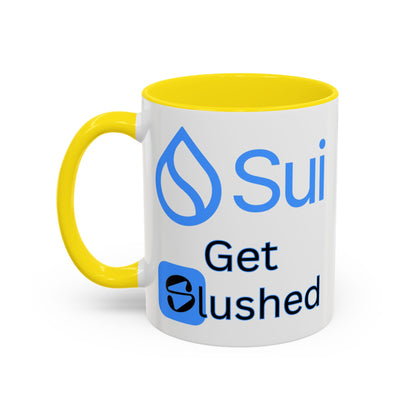 Sui: Get Slushed White Accent Mug by cypherpunkgear.com