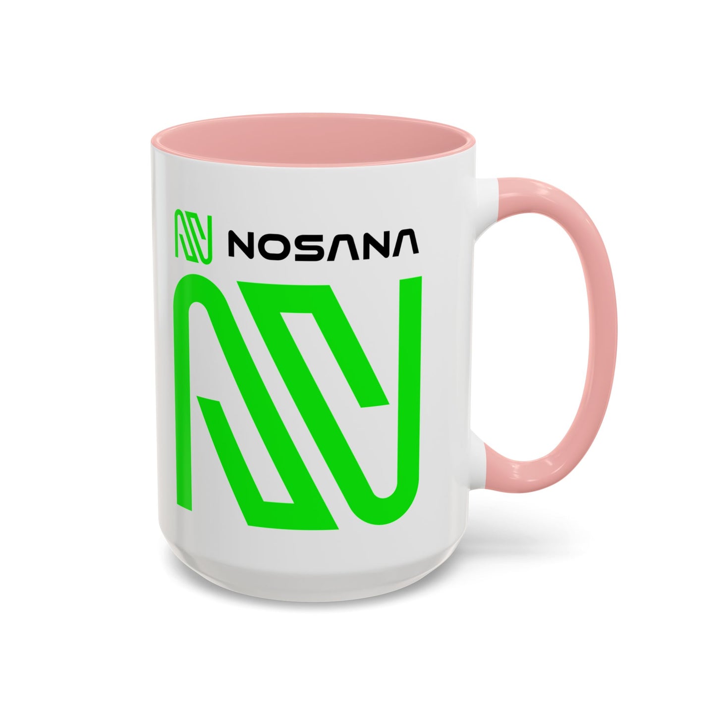 Nosana (NOS) Accent Mug by cypherpunkgear