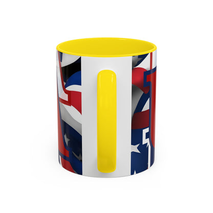 ¡EE.UU! ¡EE.UU! ¡EE.UU! ¡Patriota por cypherpunkgear! Taza de café decorativa (11, 15 oz)