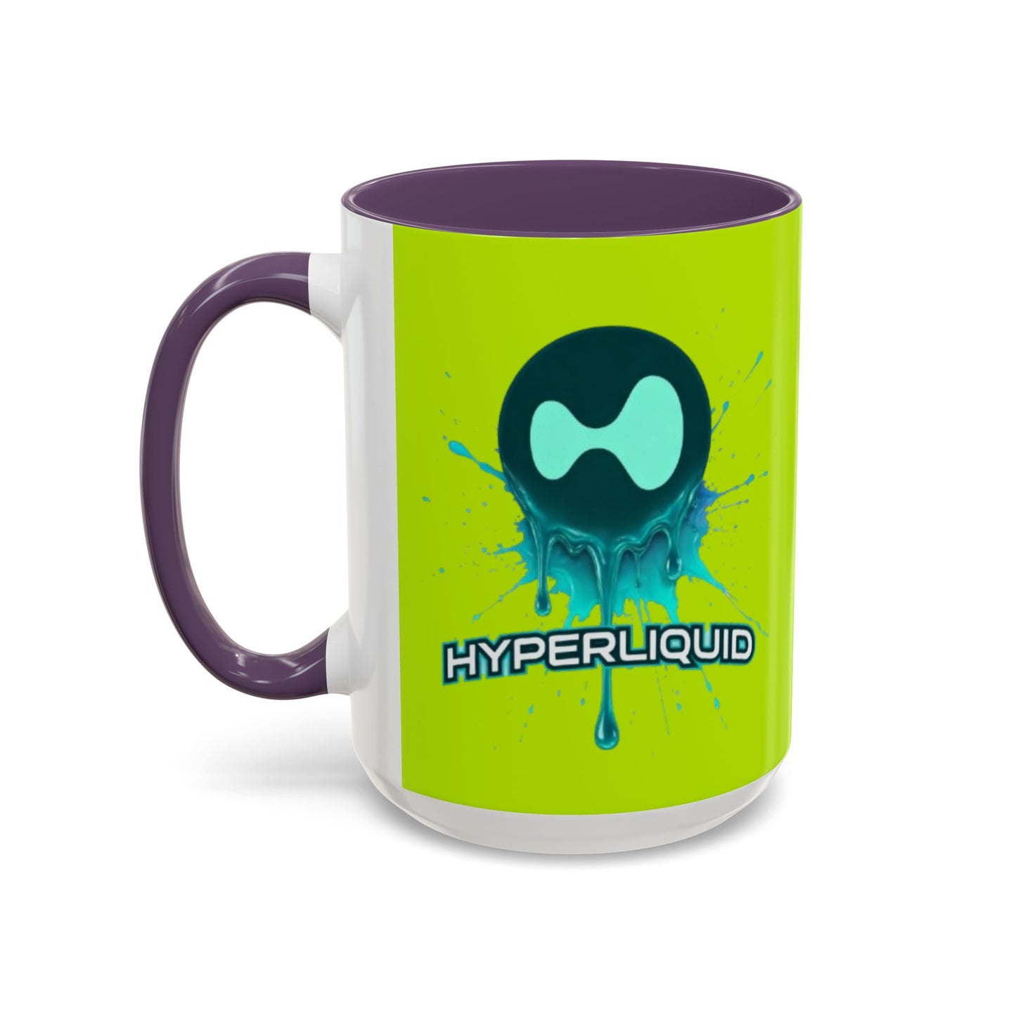 HYPE Drip Yellow Accent Mug by cypherpunkgear.com