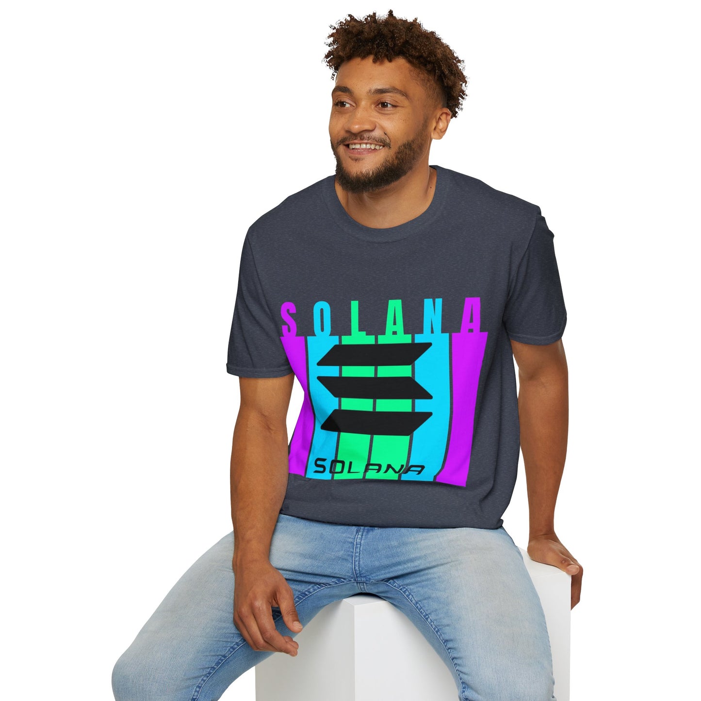 Solana (SOL) Freedom DKcolors Unisex T-Shirt by cypherpunkgear