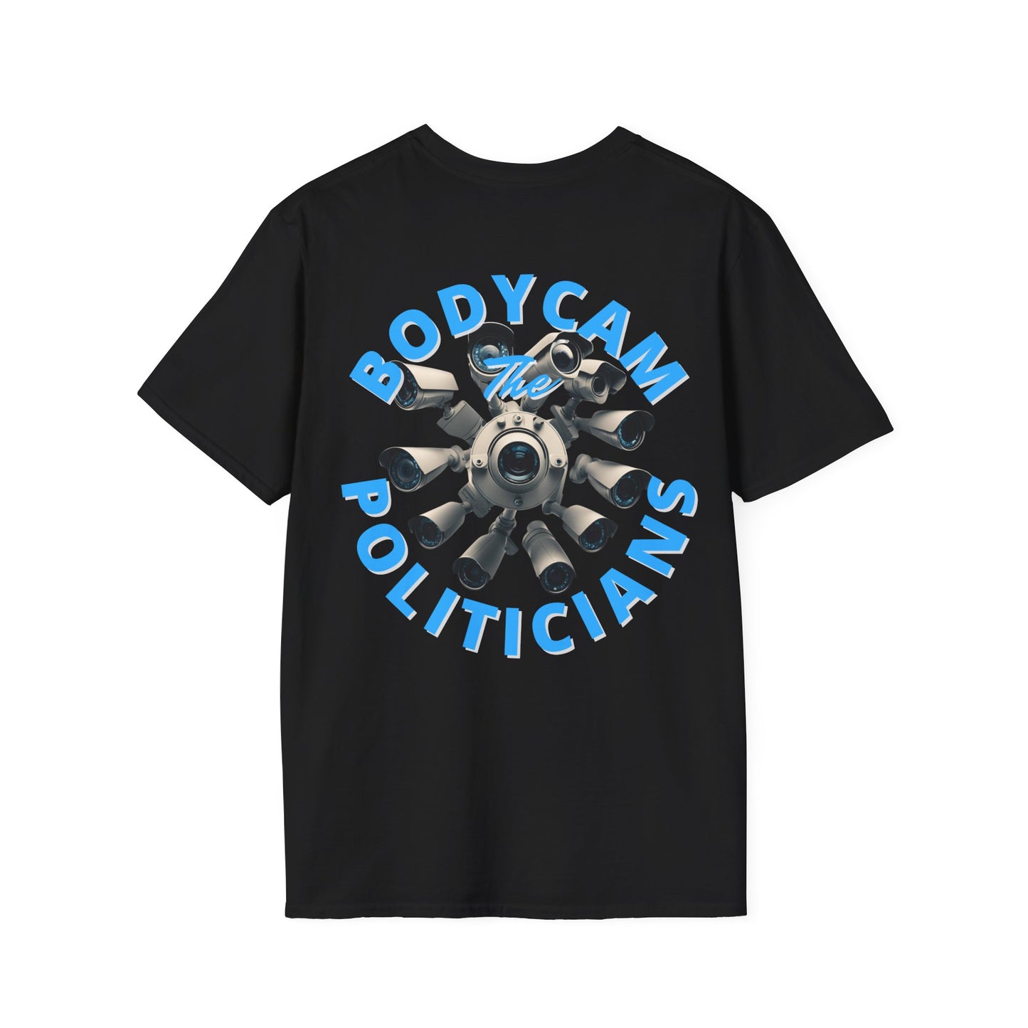 2-sided Bodycam the Politicians Cameras DKcolors Unisex T-Shirt by cypherpunkgear