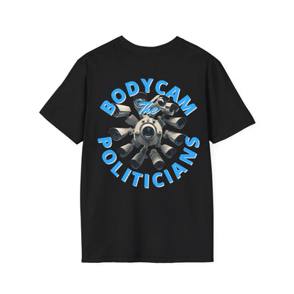 2-sided Bodycam the Politicians Cameras DKcolors Unisex T-Shirt by cypherpunkgear