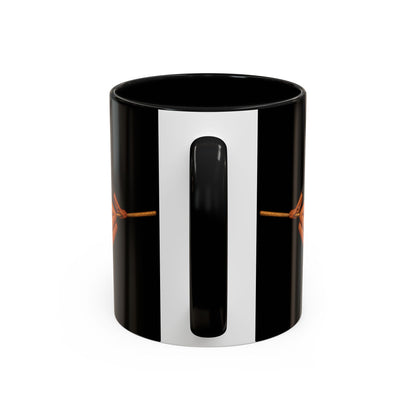 Velvet Vex Black Accent Mug by CreepyCrafts.boo