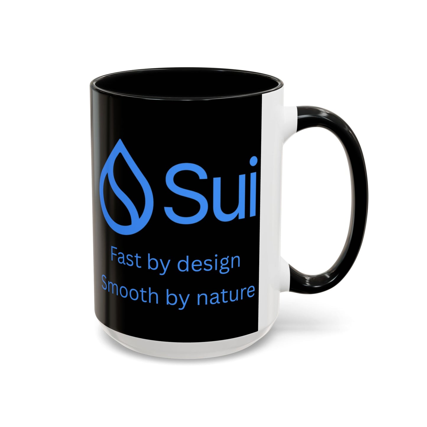 SUI Black Accent Mug by cypherpunkgear.com