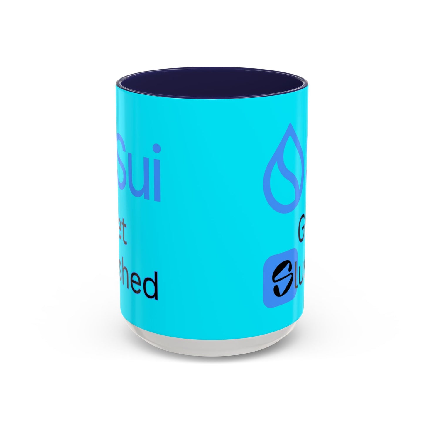 Sui: Get Slushed Light Blue Accent Mug by cypherpunkgear.com