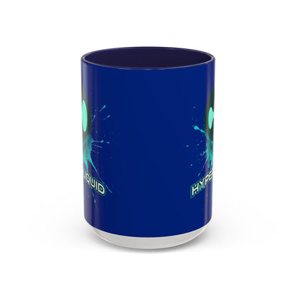 HYPE Drip Blue Accent Mug by cypherpunkgear.com