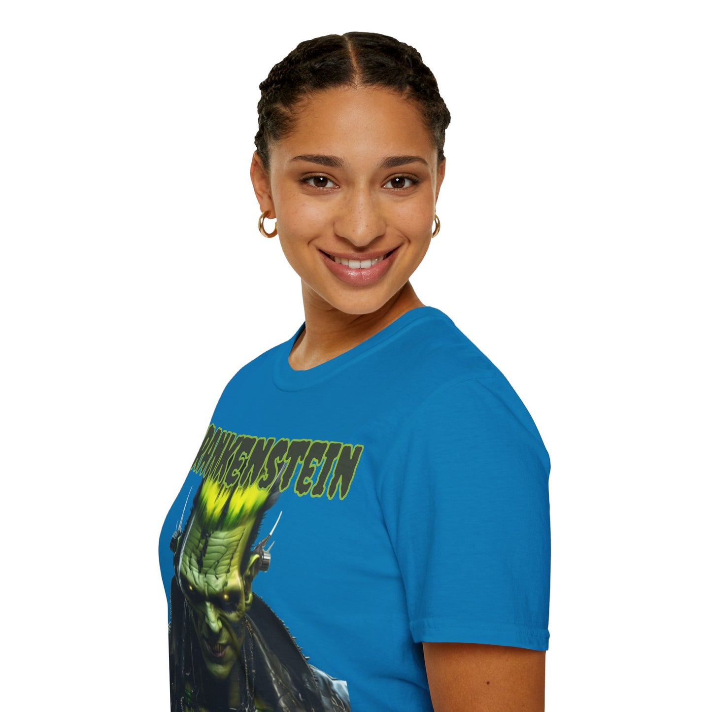 Frankenstein Lives Dark colors Unisex T-Shirt by CreepyCrafts.boo