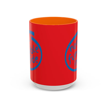 Non-Fungible Inside Red Accent Mug by cypherpunkgear.com
