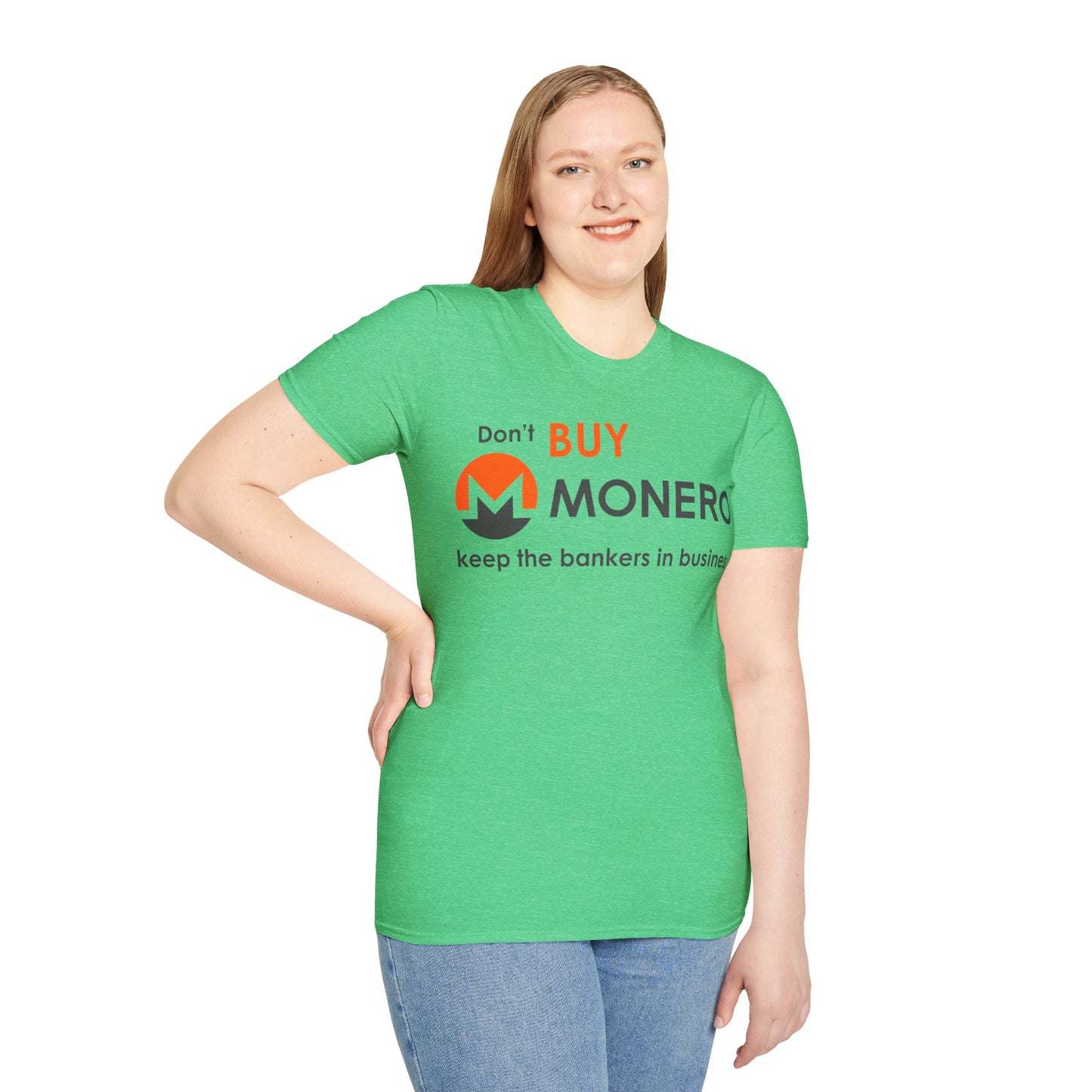 Don't buy Monero (XMR) Dark colors Unisex T-Shirt by cypherpunkgear.com