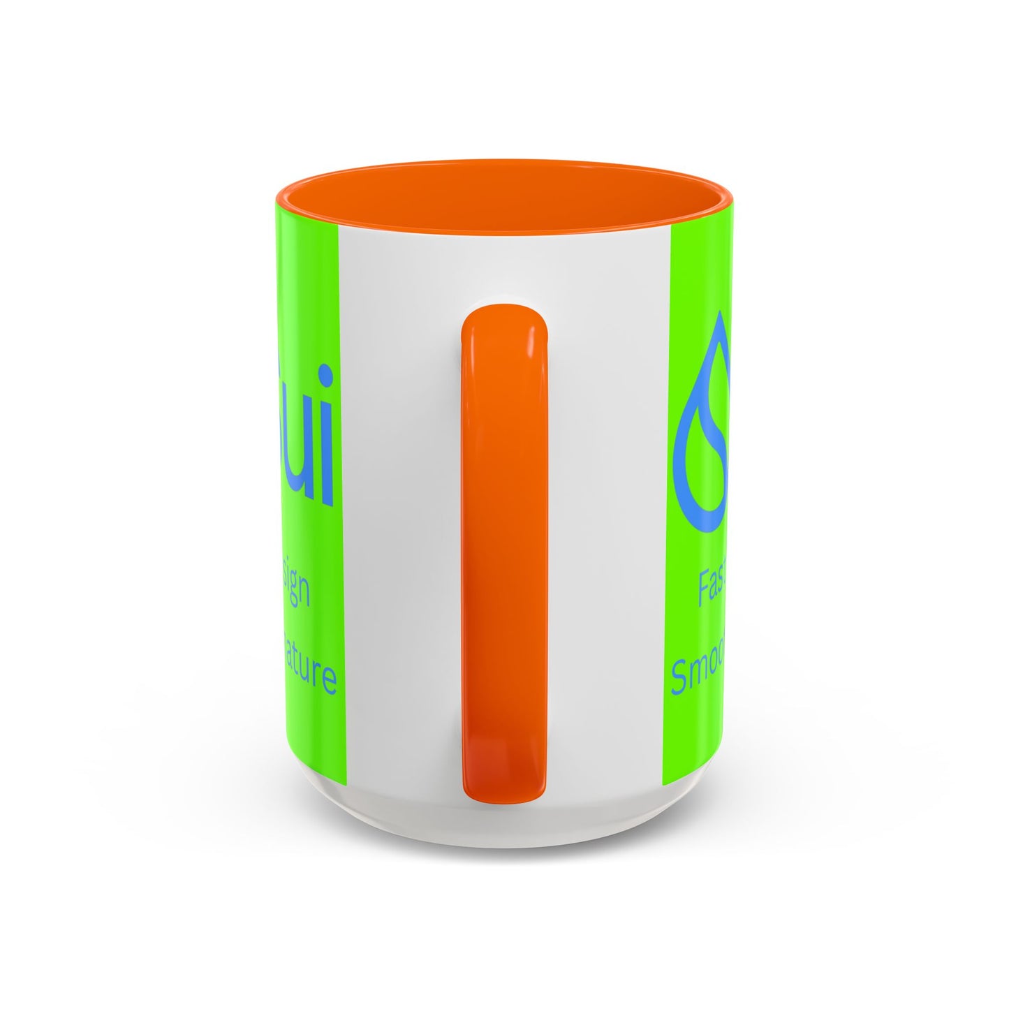 SUI Green Accent Mug by cypherpunkgear.com