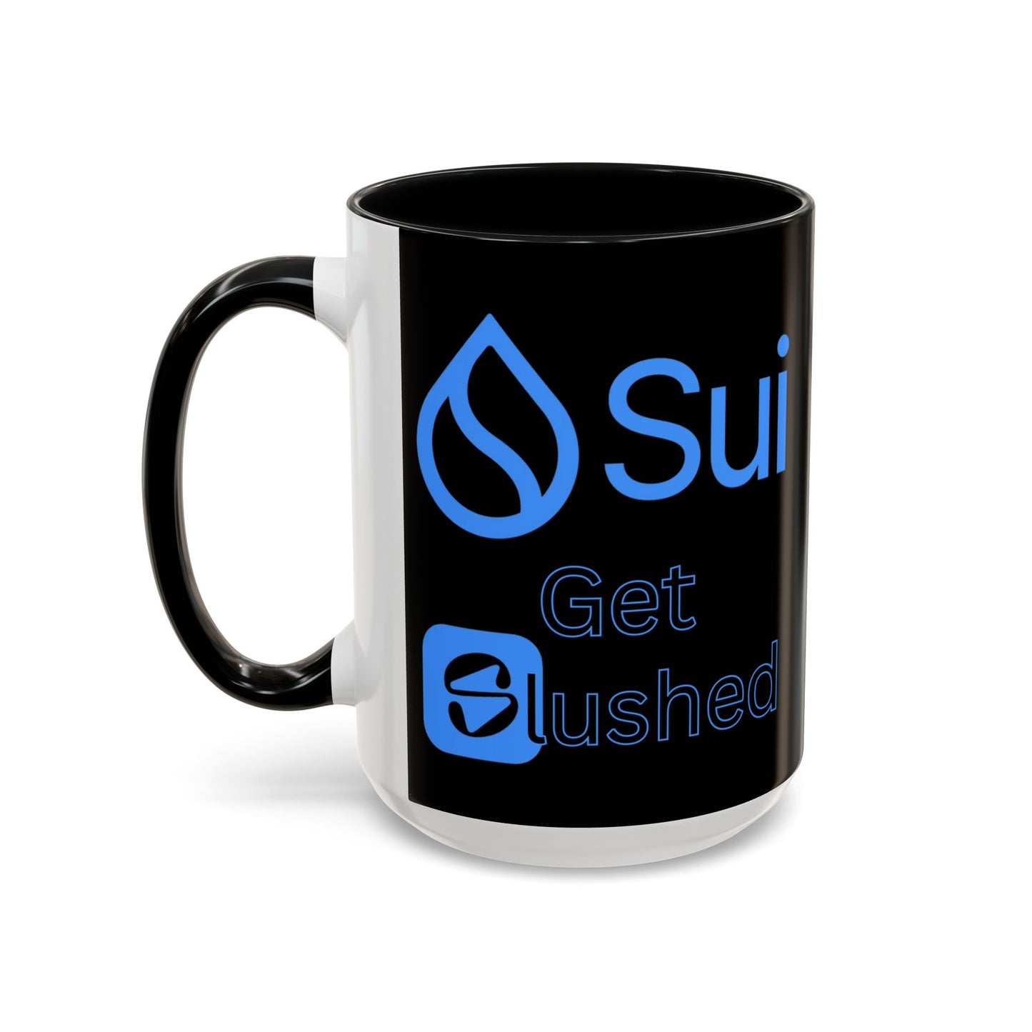 Sui: Get Slushed Black Accent Mug by cypherpunkgear.com