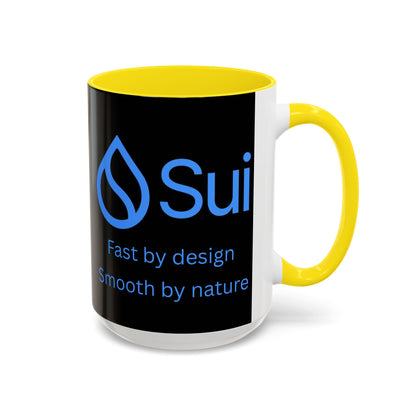 SUI Black Accent Mug by cypherpunkgear.com