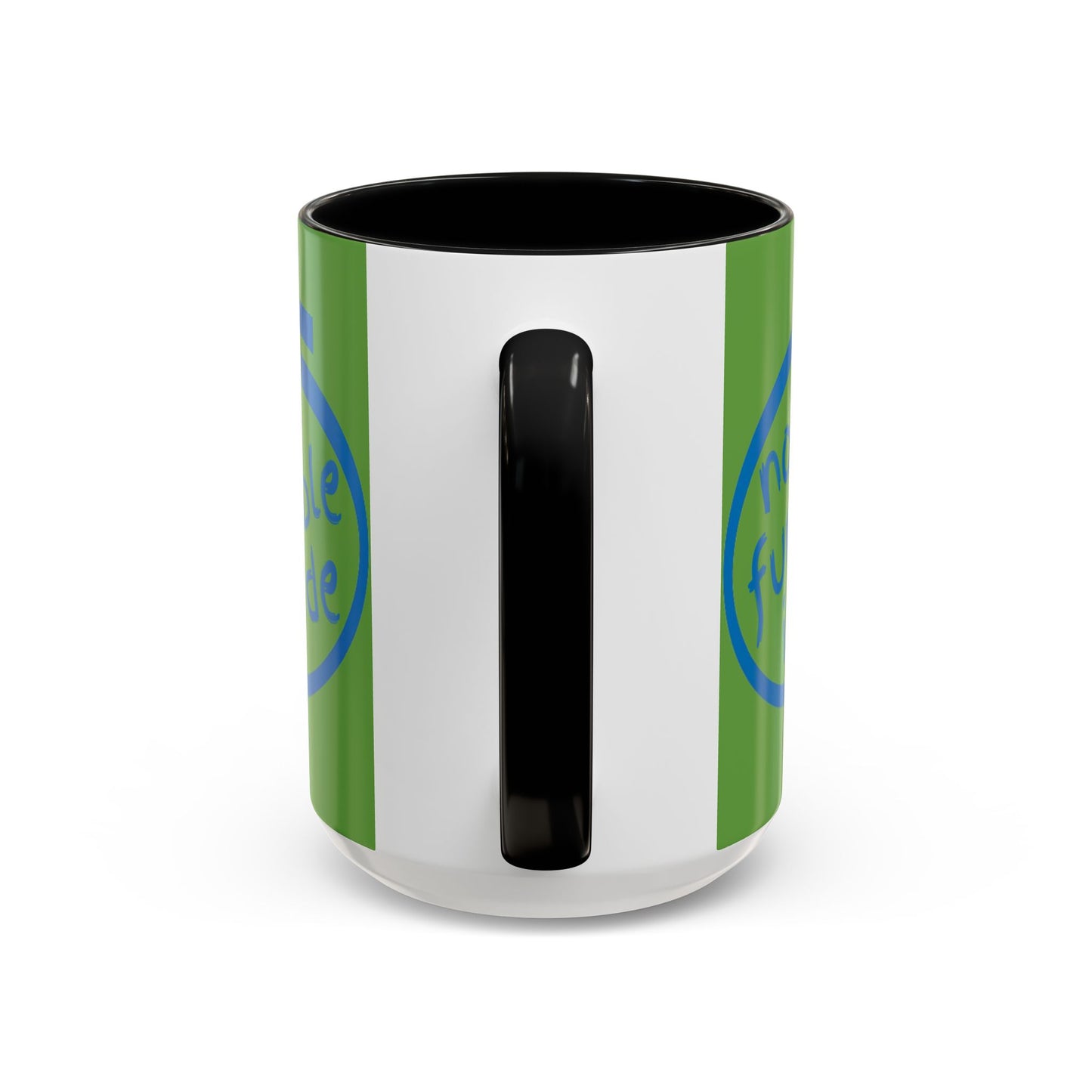 Non-Fungible Inside Green Accent Mug by cypherpunkgear.com